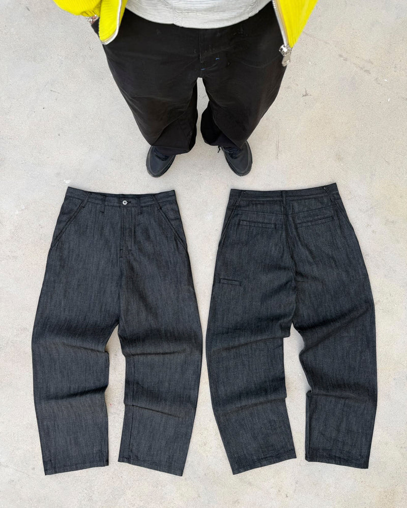 13oz Tonal Black Selvedge Denim 2.0