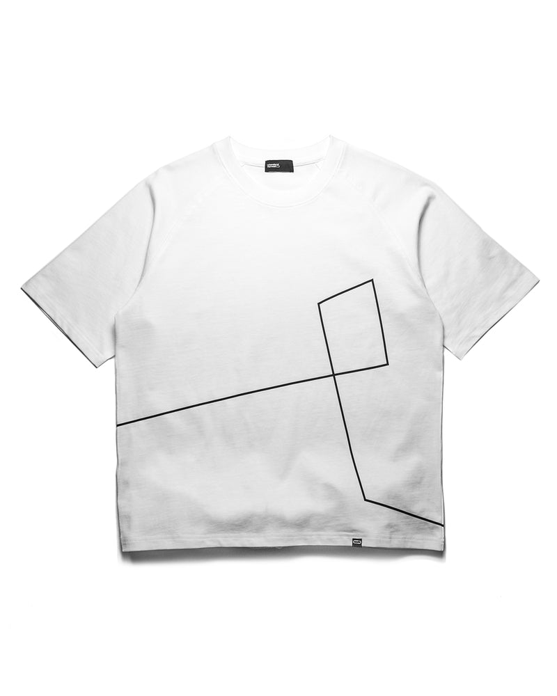 White Continuous Line Tee