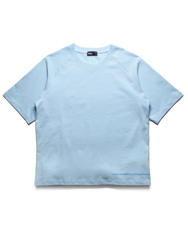 Ice Blue Slogan Tee