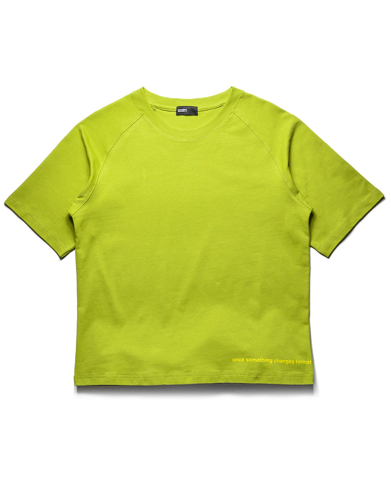 Lime Green Slogan Tee
