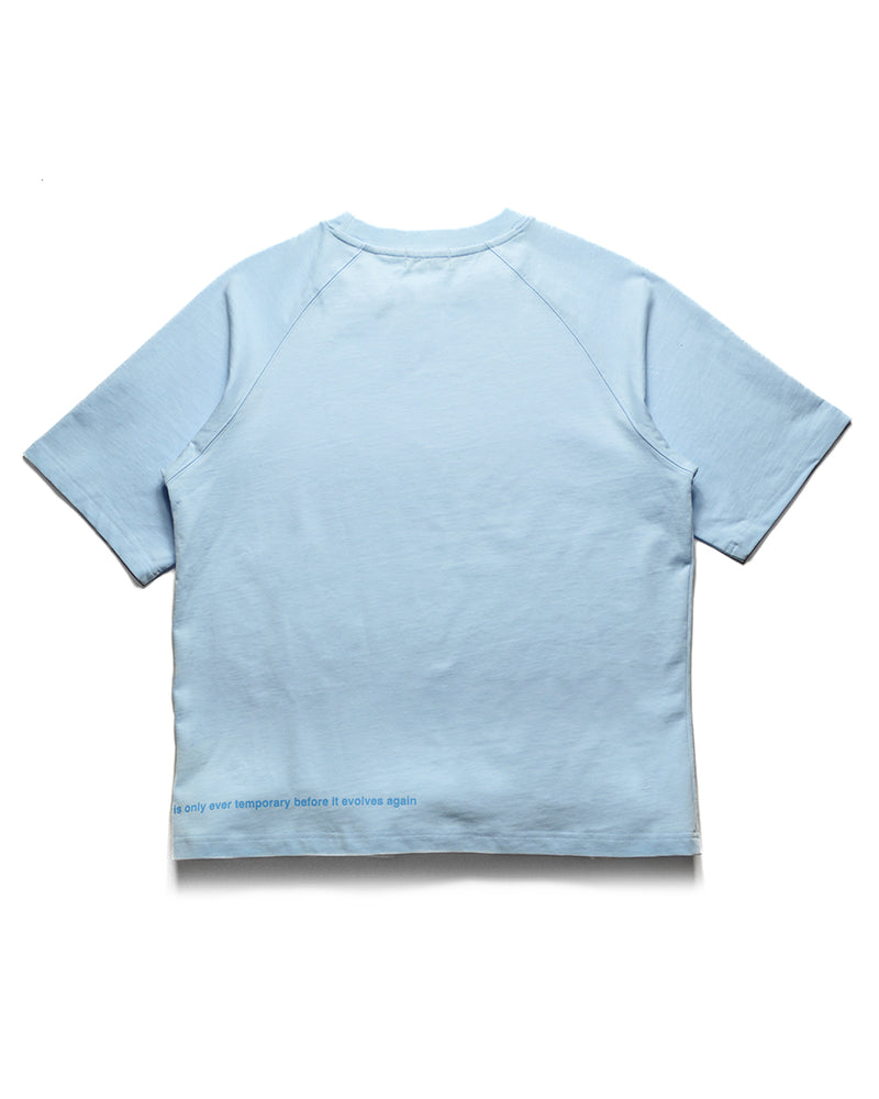 Ice Blue Slogan Tee