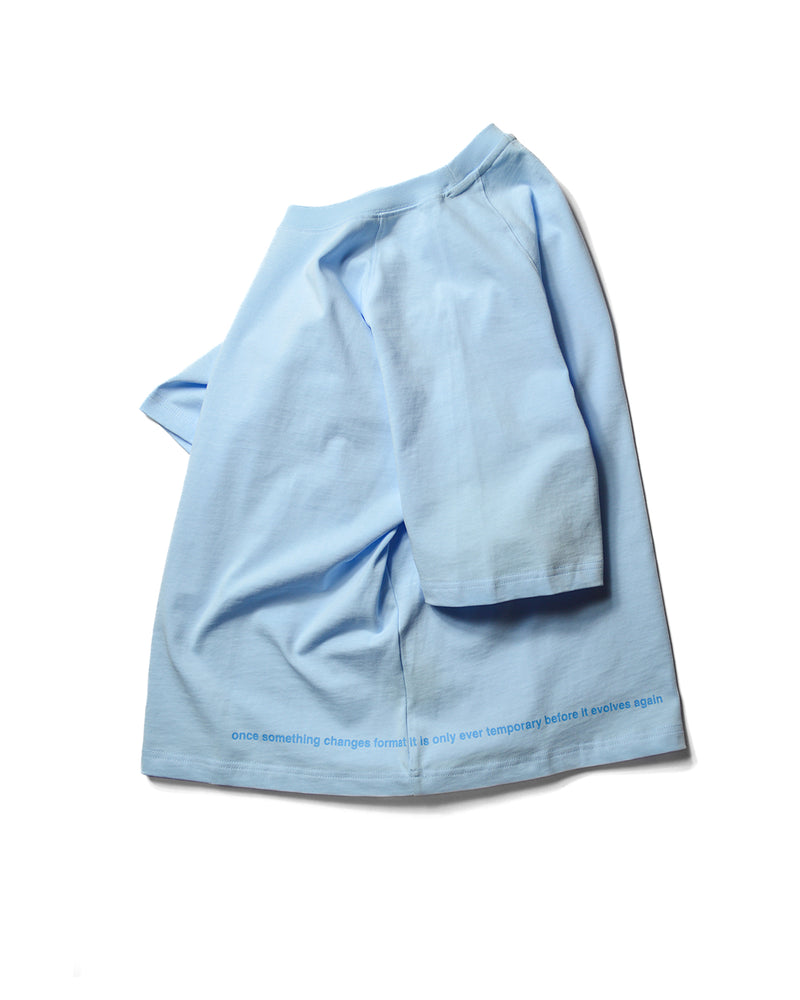 Ice Blue Slogan Tee