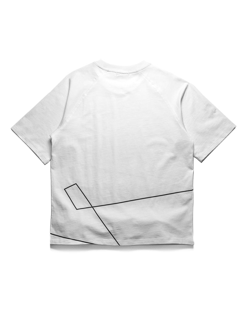 White Continuous Line Tee