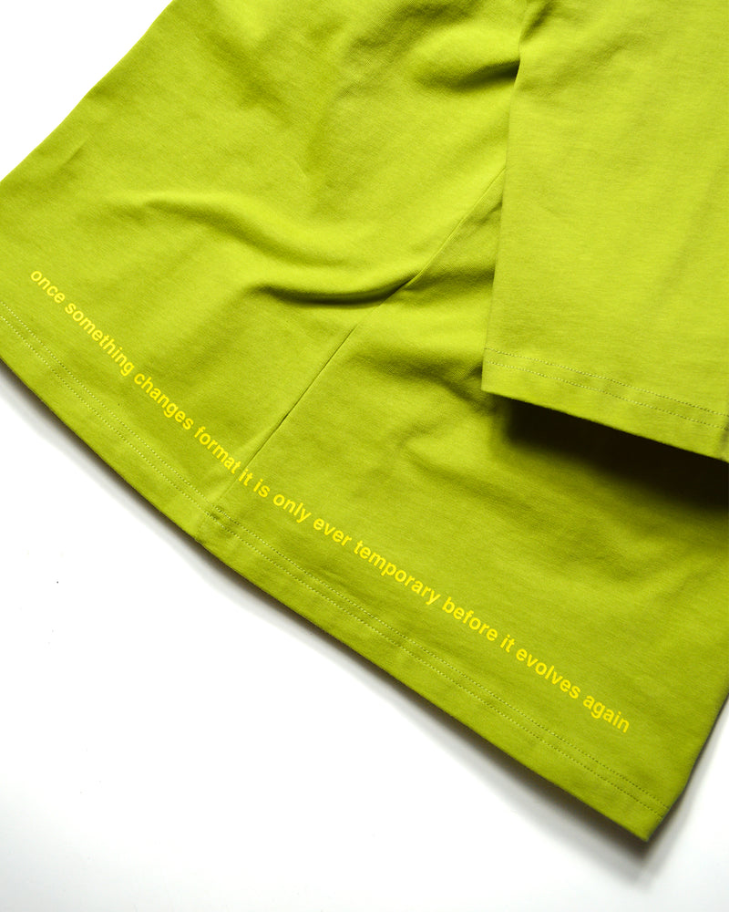Lime Green Slogan Tee