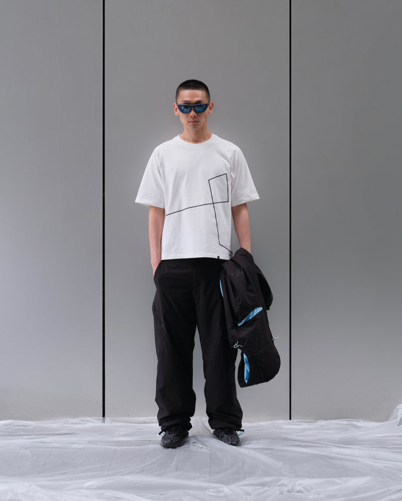 White Continuous Line Tee